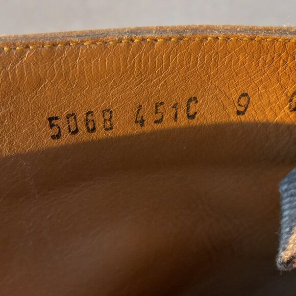 Grenson England Tan Oxford Brogue Boots SIZE 9 (UK), 9.5 (US) - Picture 13 of 15